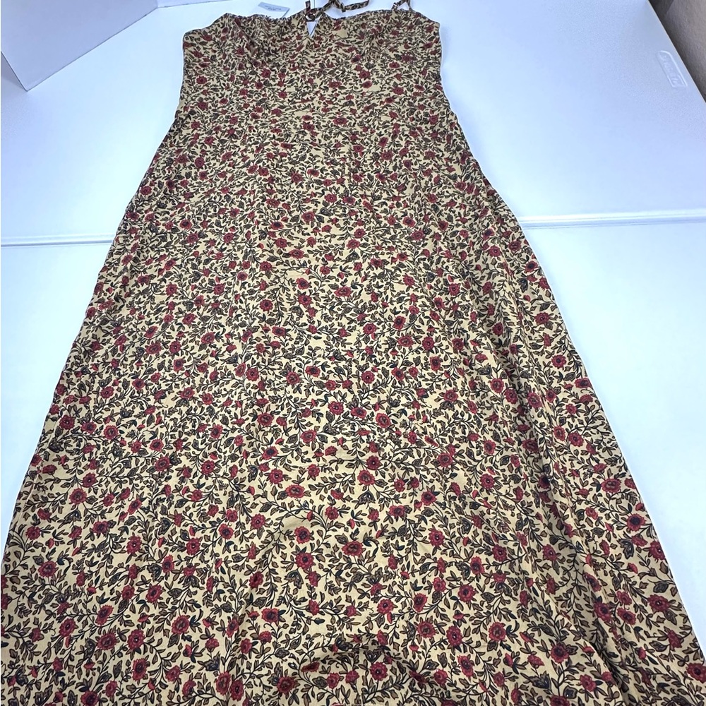 Floral Print Spaghetti Strap Sun Dress - Picture 12 of 16